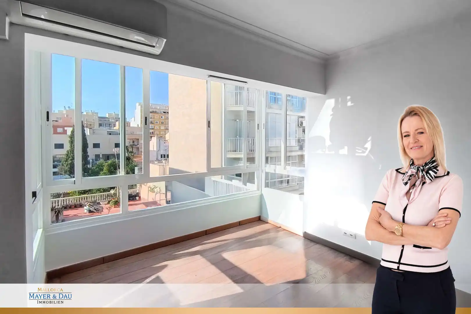 Dormitori de Pis en venda en  Palma de Mallorca amb Aire condicionat, Parquet i Moblat