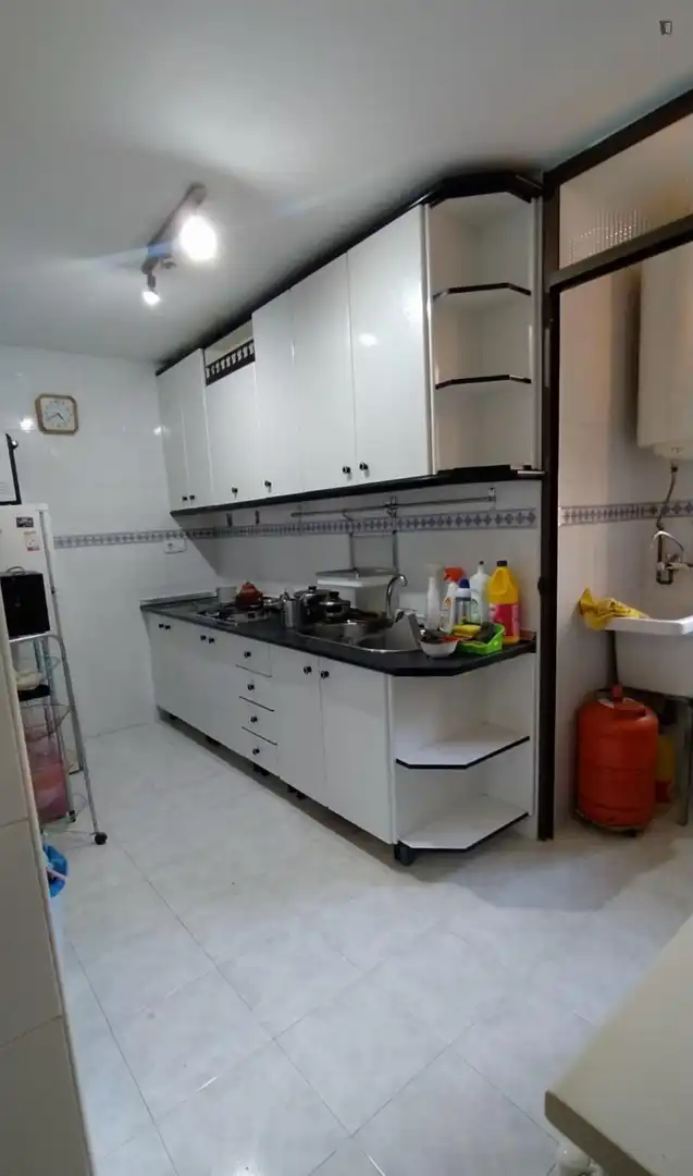 Cocina de Apartamento para compartir en Granada con Amueblado, Horno y Lavadora