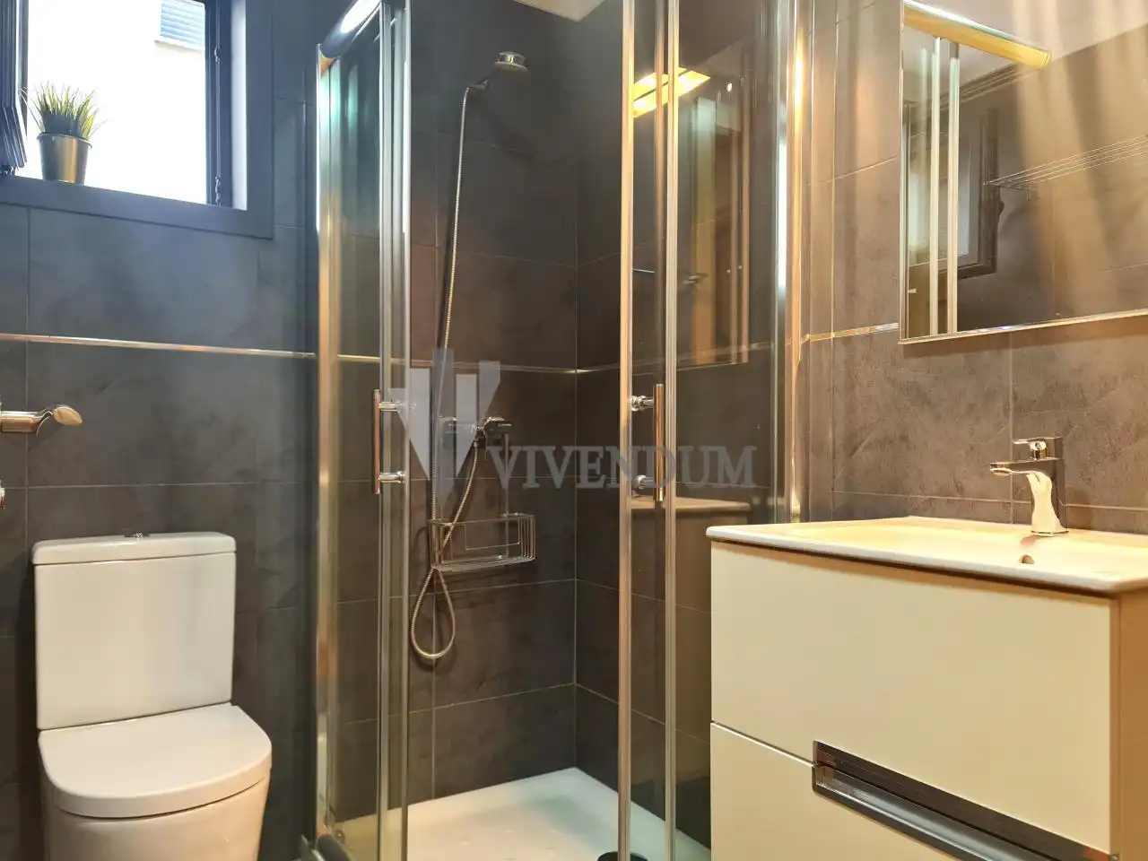 Bany de Apartament de lloguer en Vigo  amb Calefacció i Moblat