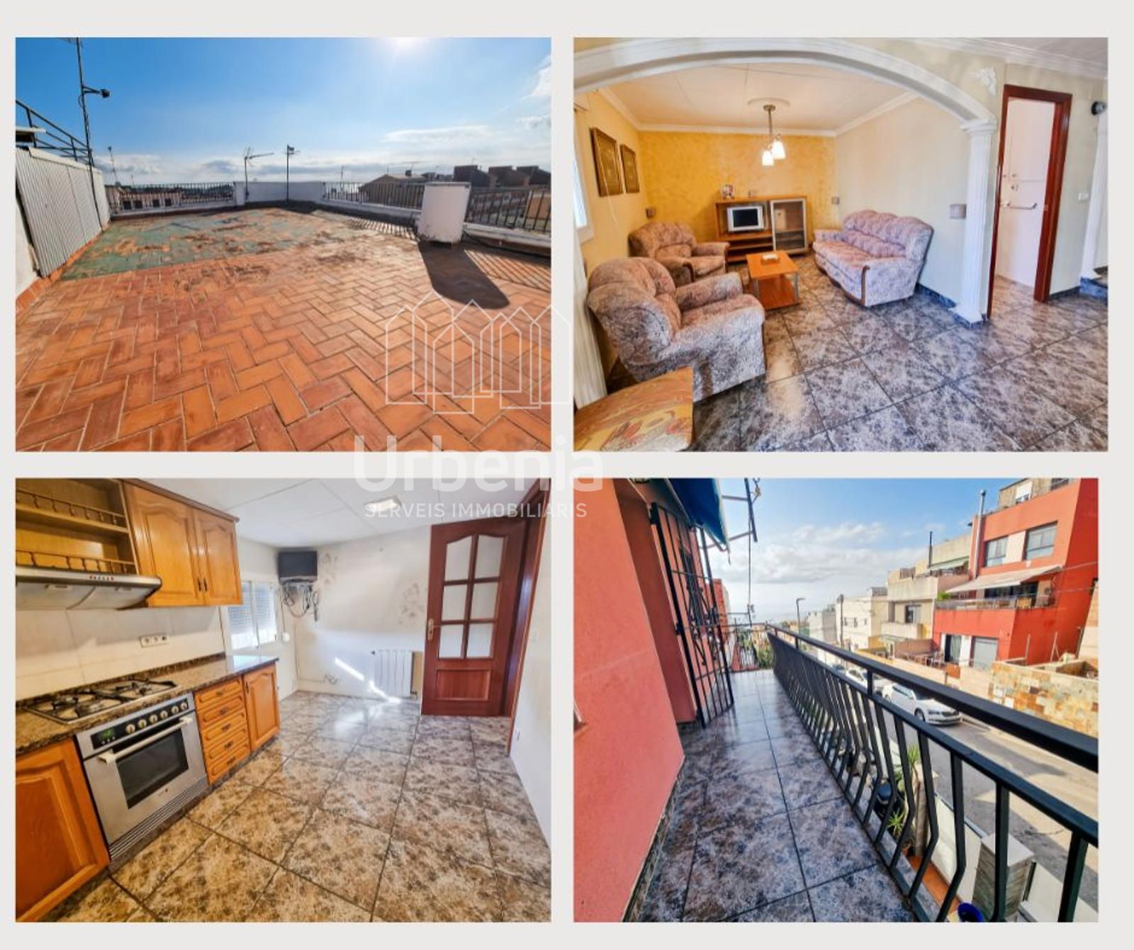 Exterior view of Flat for sale in Mataró  with Air Conditioner, Heating and Terrace