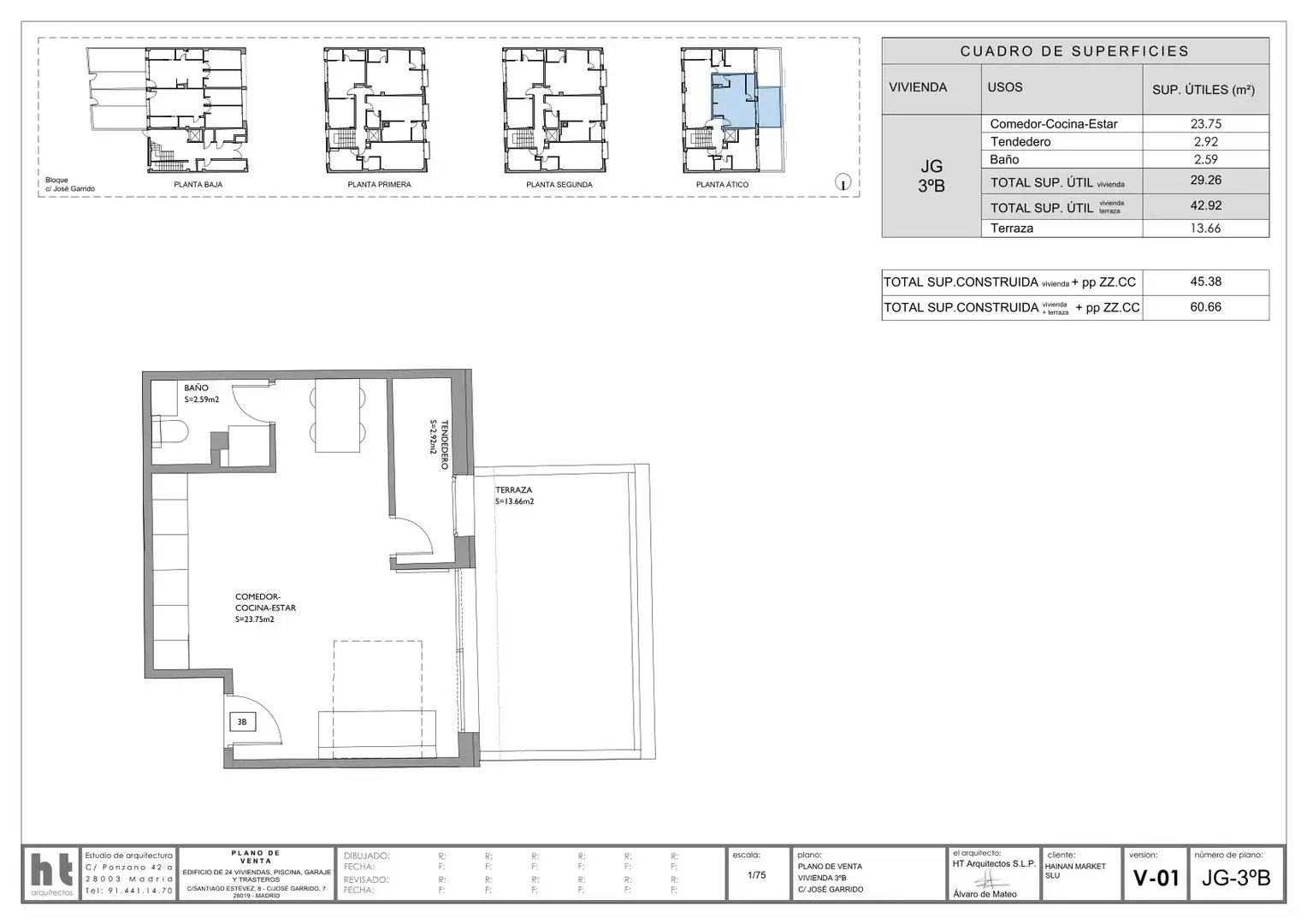 Attique neuf avec ascenseur à vendre à Calle José Garrido 7, imagen 10