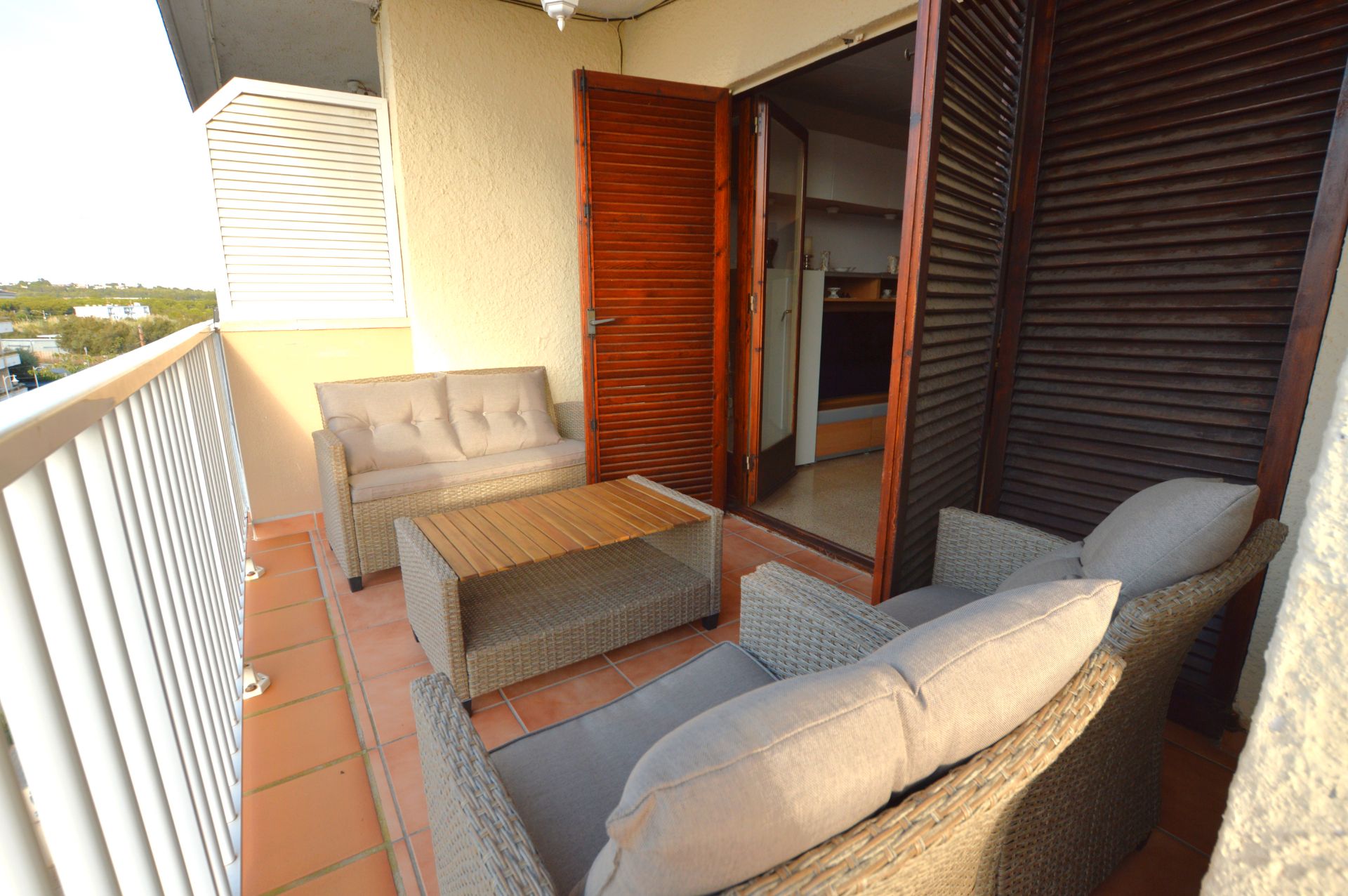 Terrace of Apartment for sale in Vilanova i la Geltrú  with Terrace, Furnished and Balcony