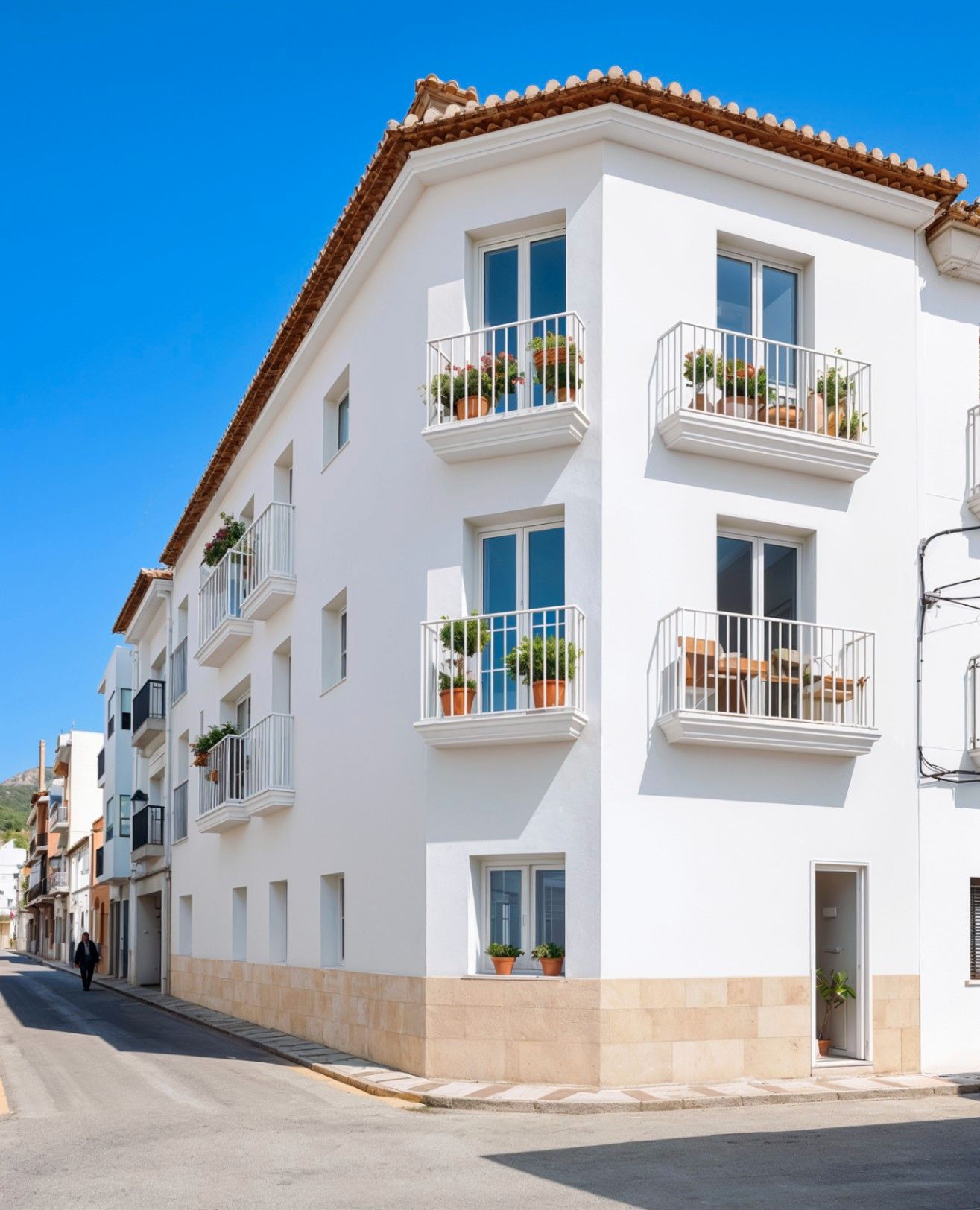 Exterior view of Flat for sale in Gata de Gorgos  with Air Conditioner, Heating and Terrace