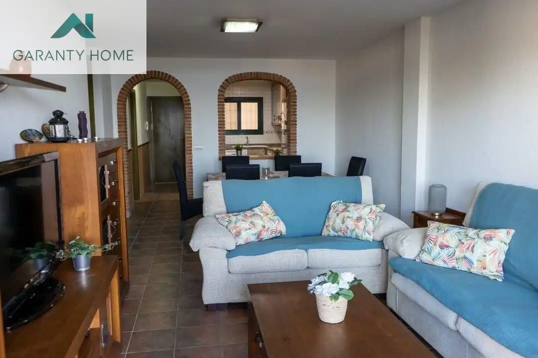 Living room of Flat for sale in Torrox  with Air Conditioner, Private garden and Terrace