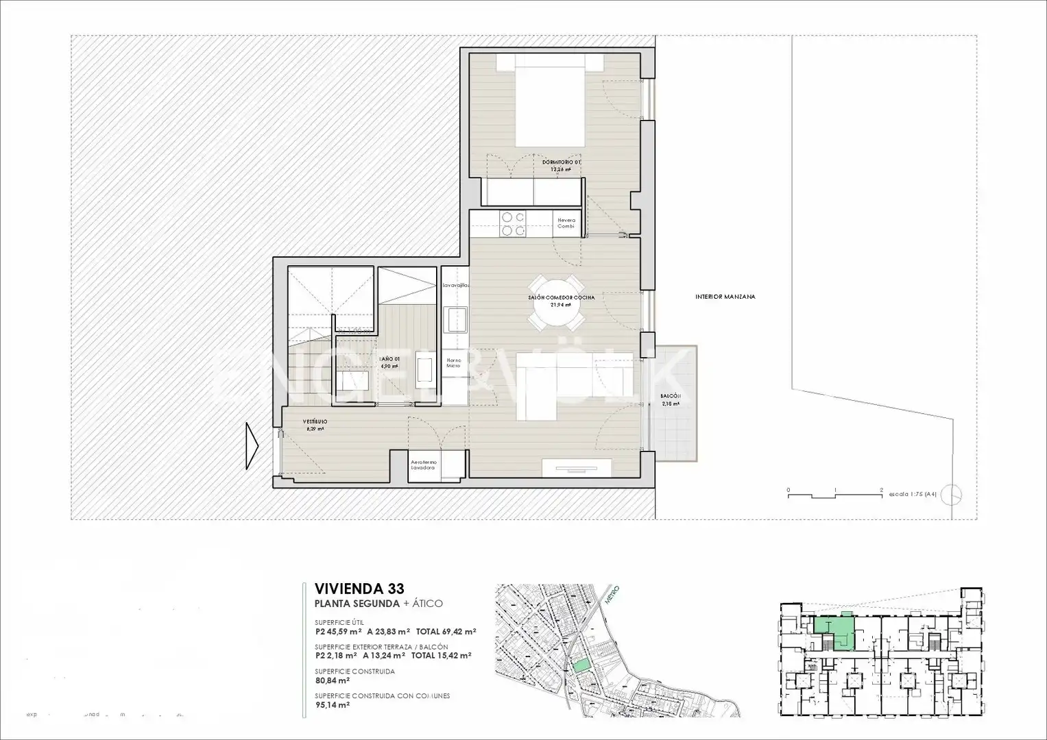 Duplex avec terrasse à vendre à Ayuntamiento - El Salvador, imagen 9