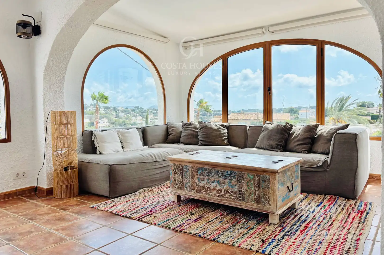 Sala de estar de Casa o chalet en venta en Benissa con Aire acondicionado, Calefacción y Jardín privado