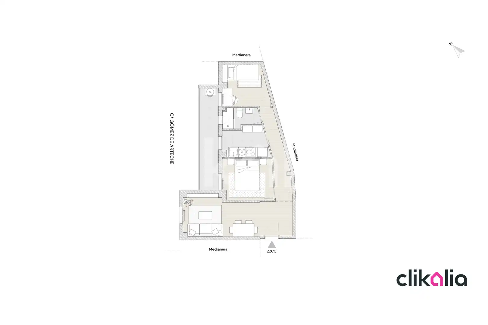 Flat for rent in Madrid  with Heating and Terrace
