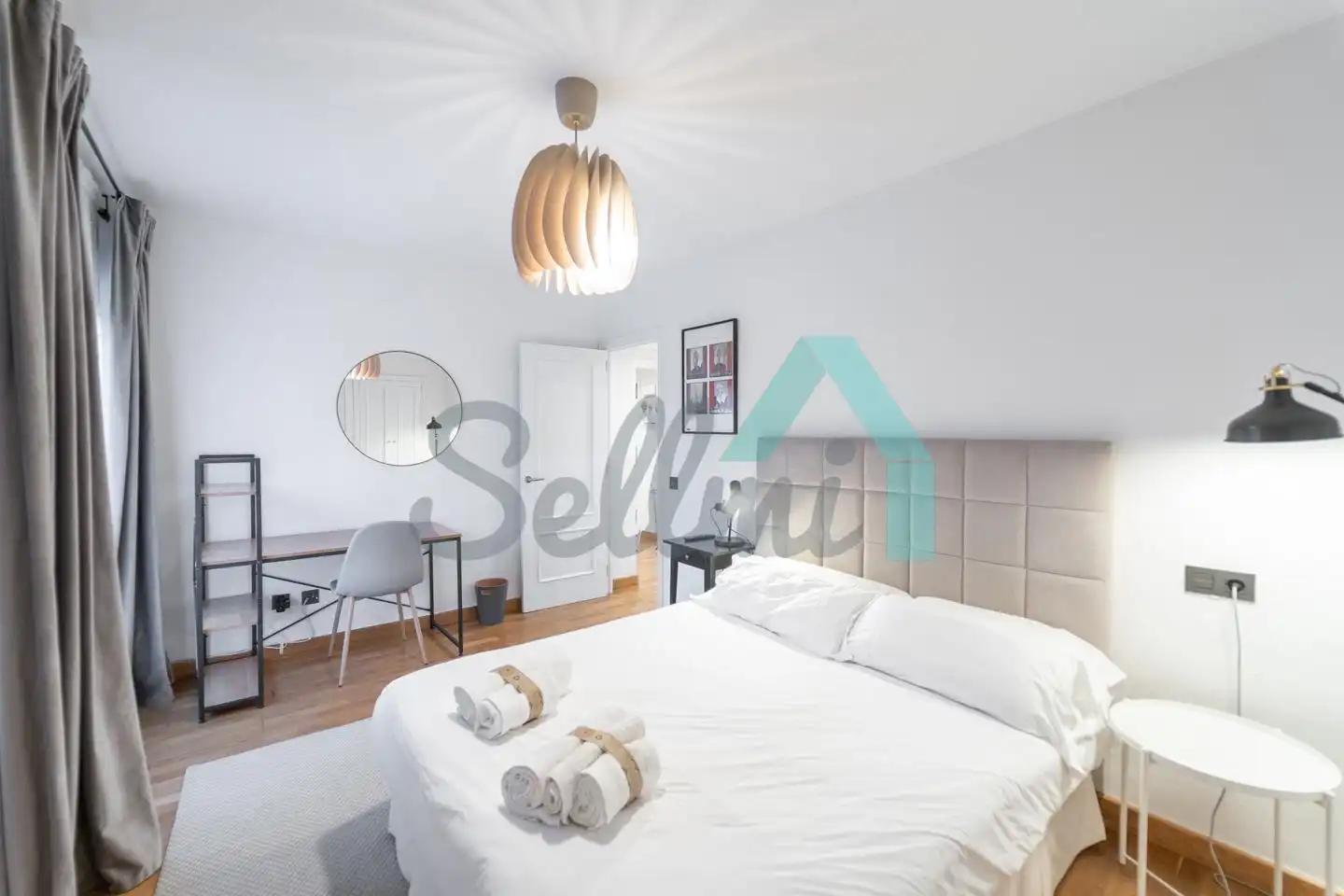 Habitación de Planta baja de alquiler en Oviedo  con Calefacción, Terraza y Amueblado