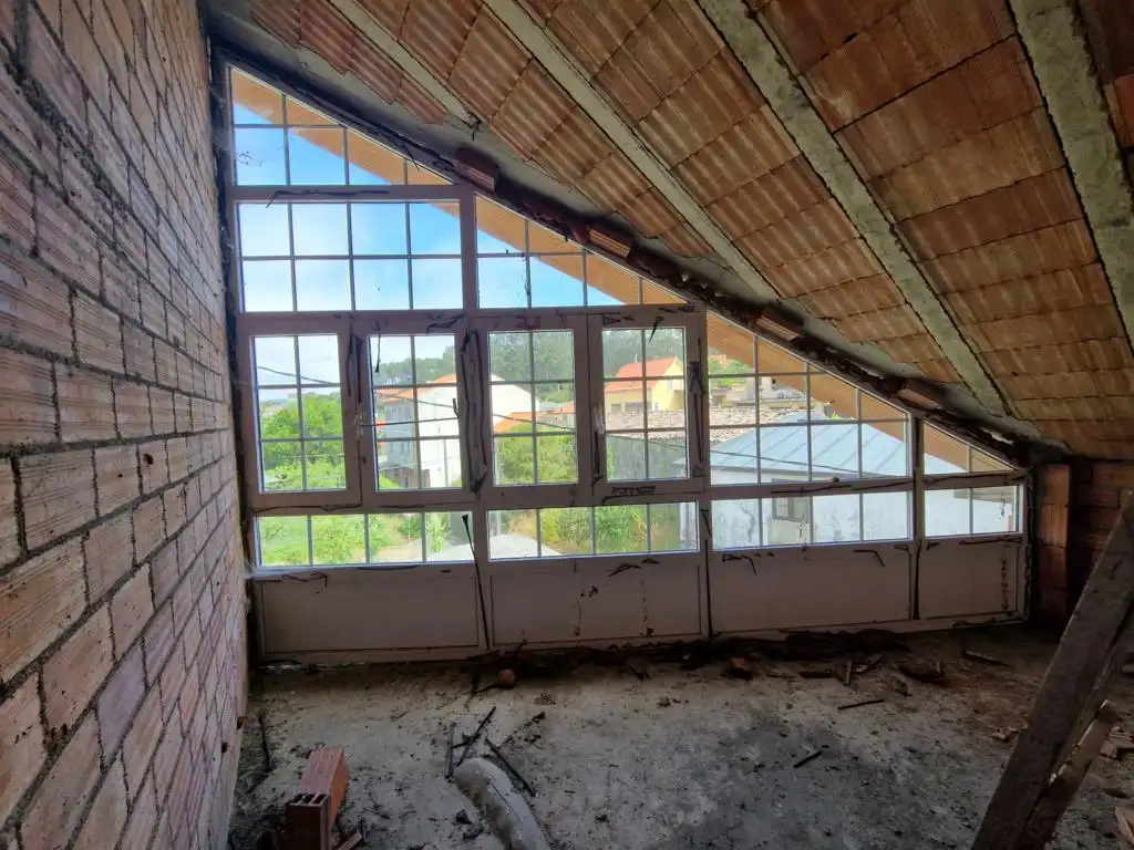 Vista exterior de Casa o xalet en venda en Rianxo amb Jardí privat, Traster i Balcó