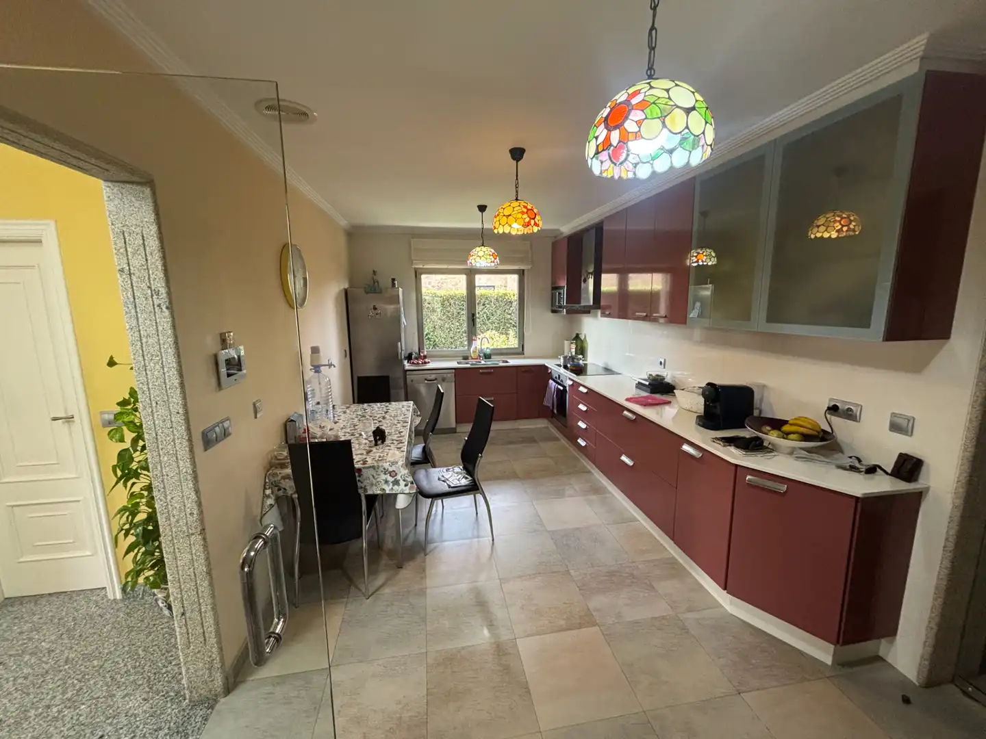 Cocina de Casa o chalet en venta en Santiago de Compostela  con Calefacción, Jardín privado y Parquet