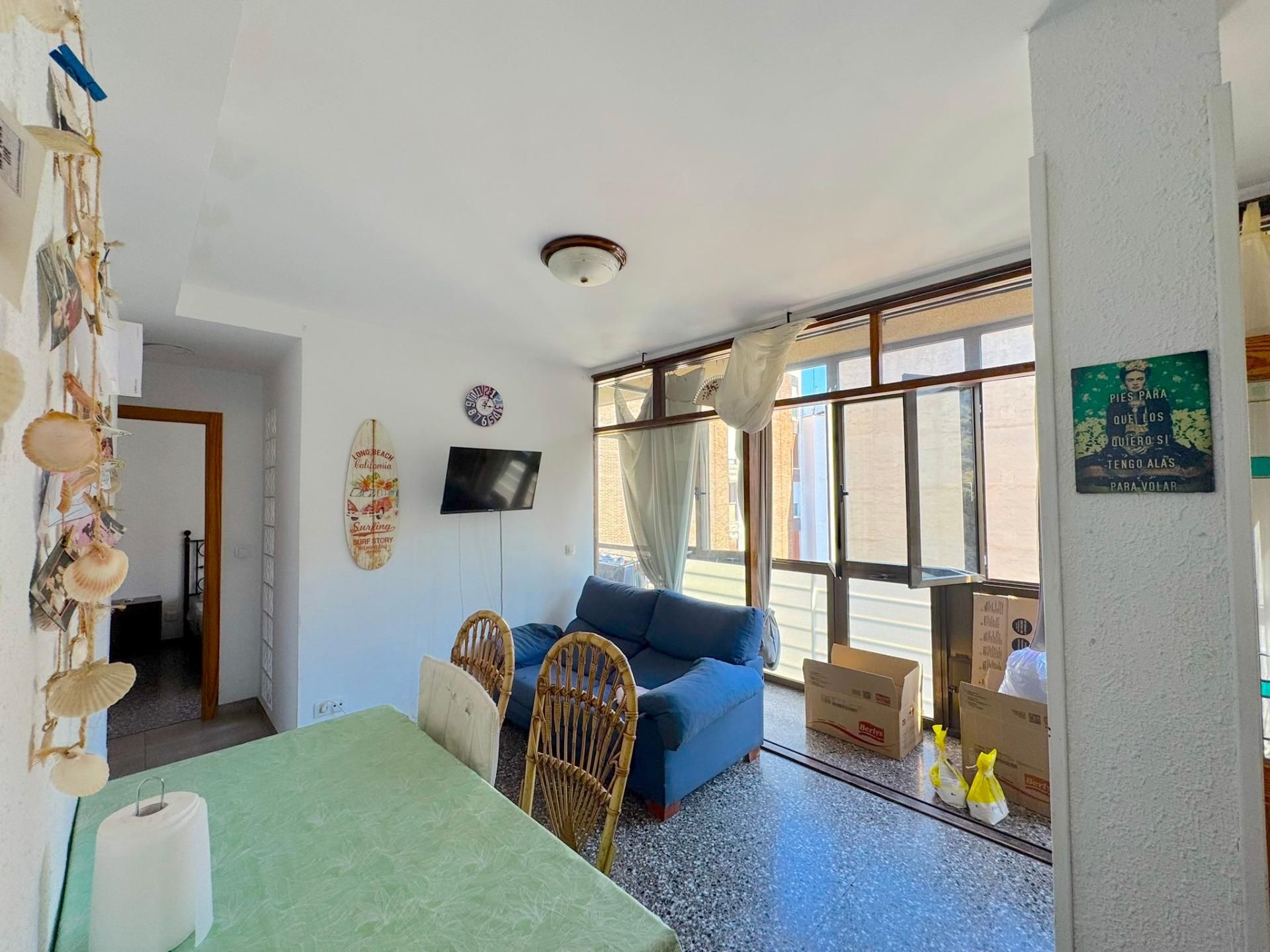 Sala d'estar de Pis de lloguer en Alicante / Alacant amb Terrassa i Balcó