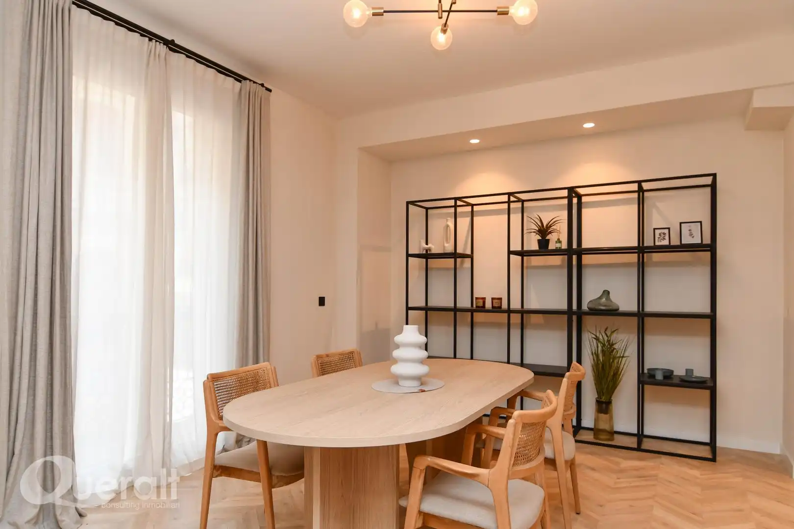 Comedor de Piso de alquiler en Lleida con Calefacción, Amueblado y Horno