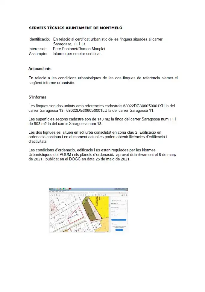 Terreno residencial en venta en Carrer Saragossa 11, imagen 9