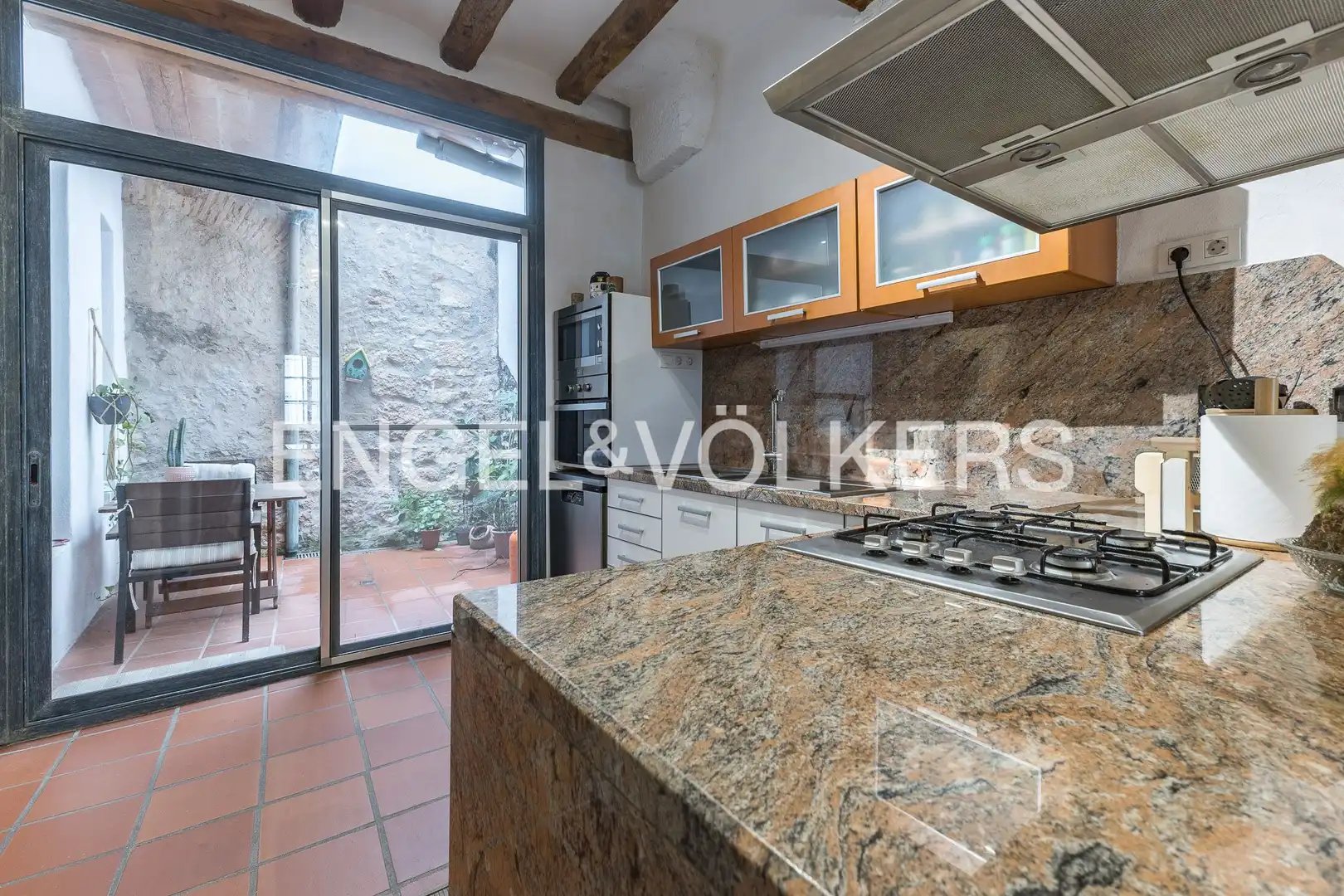 Cocina de Casa adosada en venta en Cubelles con Calefacción y Balcón