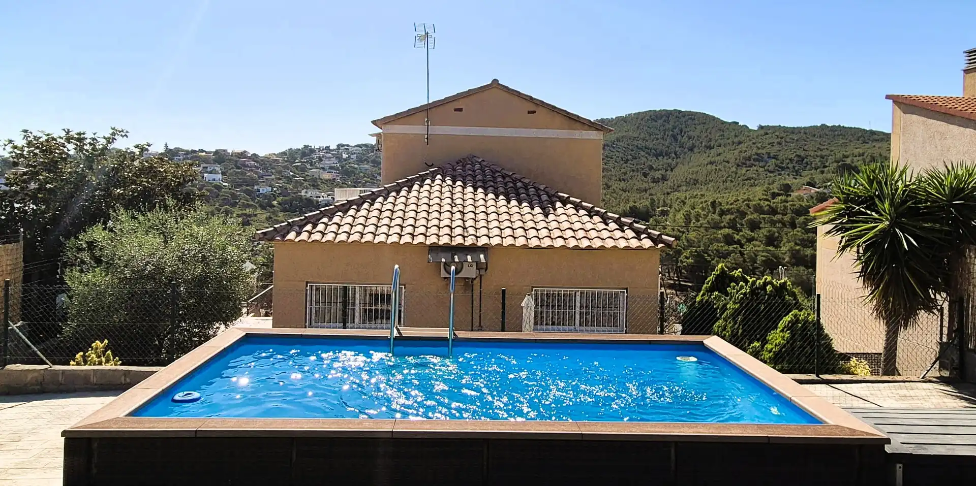 Swimming pool of Houses for sale in Olèrdola  with Heating and Private garden