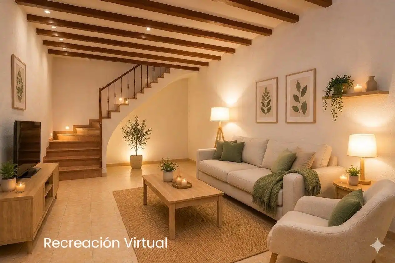 Sala d'estar de Casa o xalet en venda en Burriana / Borriana amb Terrassa i Balcó