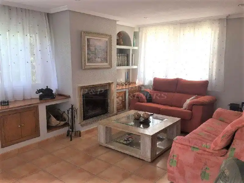 Sala de estar de Casa o chalet en venta en Torrevieja con Aire acondicionado, Jardín privado y Terraza