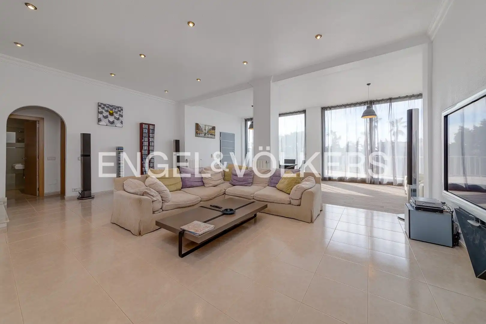 Sala de estar de Finca rústica en venta en Rojales con Aire acondicionado, Calefacción y Jardín privado
