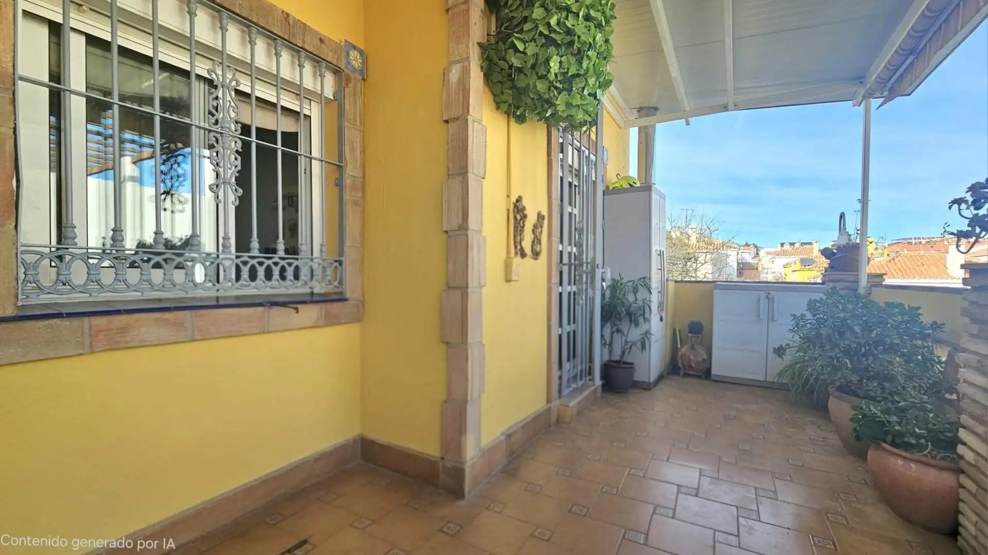 Terraza de Casa adosada en venta en Mijas con Aire acondicionado, Terraza y Trastero