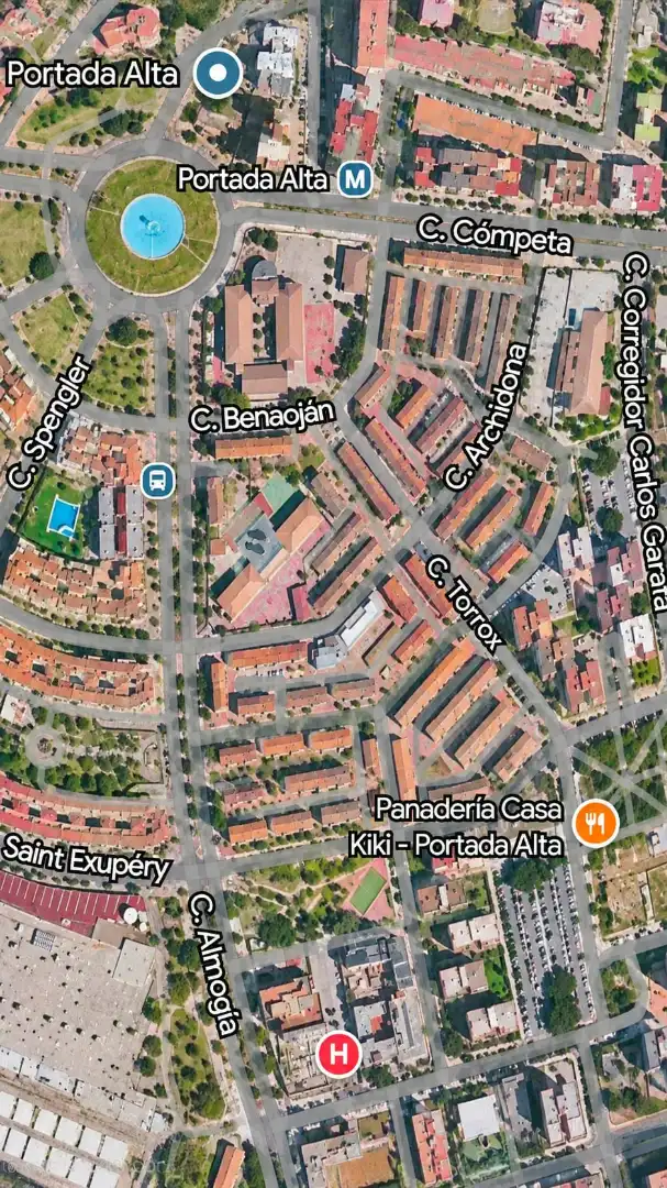 Vista exterior de Piso en venta en Cruz de Humilladero
