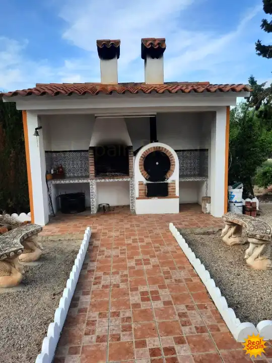 Cuina de Finca rústica en venda en Lorca amb Piscina i Balcó