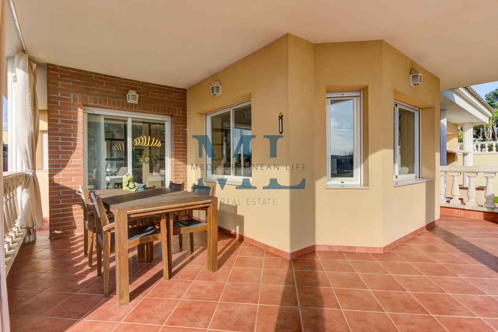 Terraza de Casa o chalet en venta en Sant Pere de Ribes con Calefacción, Jardín privado y Piscina
