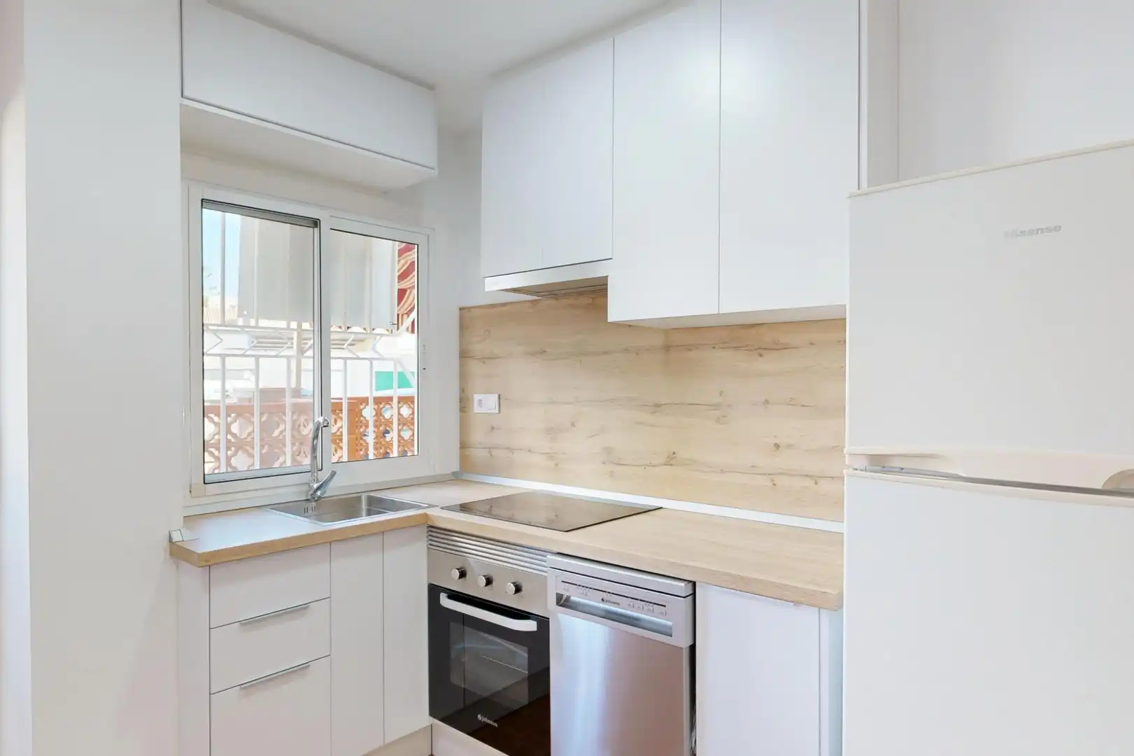 Cocina de Planta baja en venta en Cartagena con Aire acondicionado, Calefacción y Jardín privado