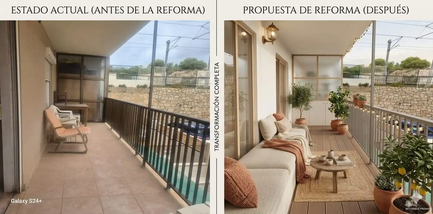 Terraza de Apartamento en venta en El Campello con Terraza y Trastero
