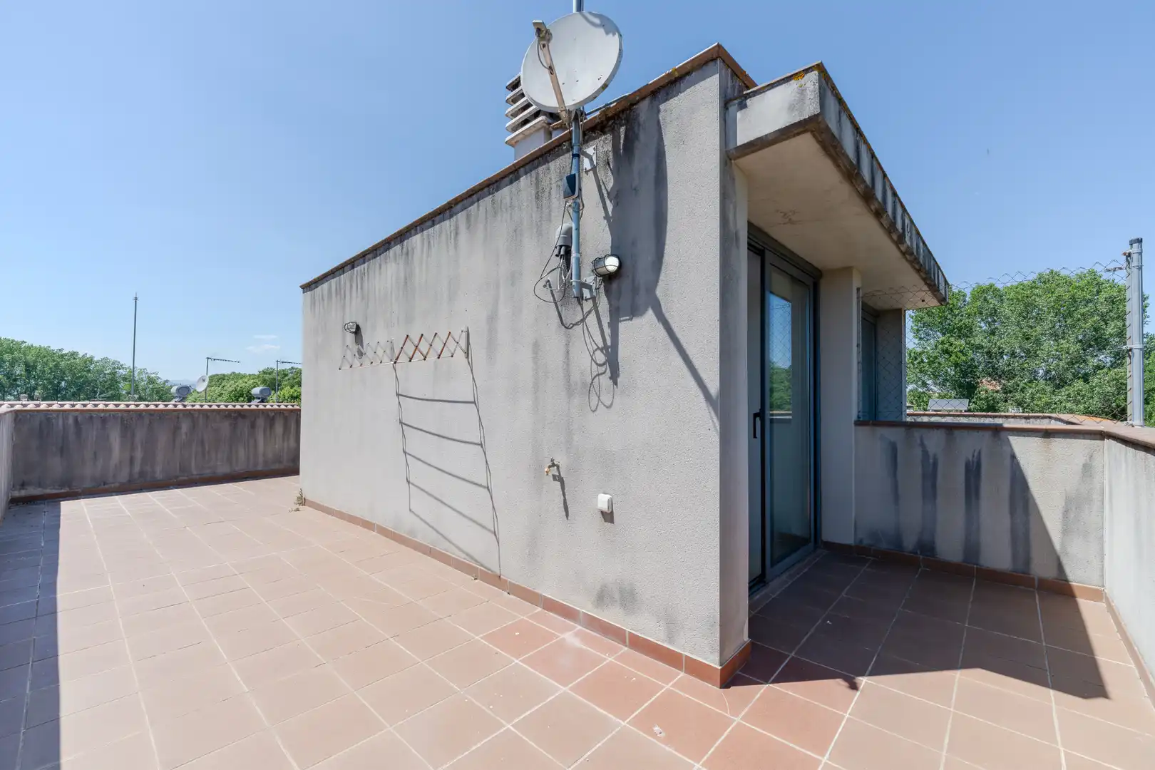 Terrasse von Einfamilien-Reihenhaus zum Verkauf in Vidreres mit Heizung, Möbliert und Ofen