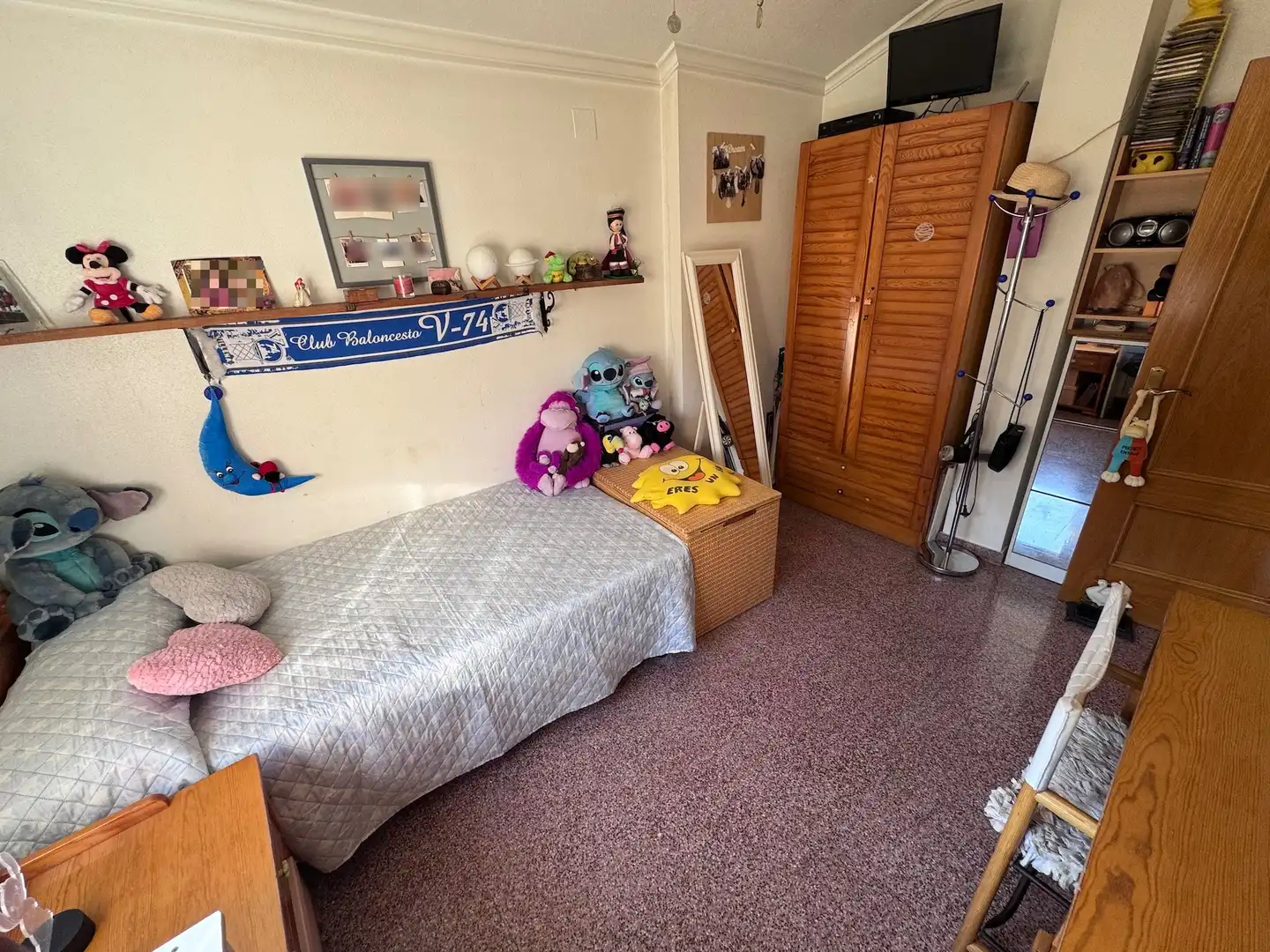 Schlafzimmer von Einfamilien-Reihenhaus zum Verkauf in Villena mit Heizung, Terrasse und Abstellraum