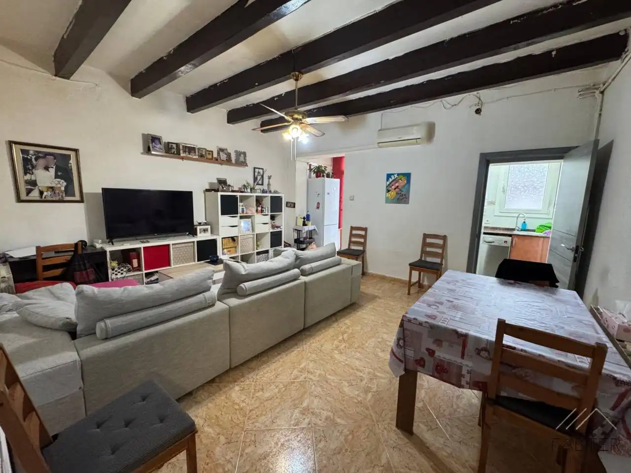 Living room of Flat for sale in Caldes de Montbui  with Air Conditioner, Heating and Terrace