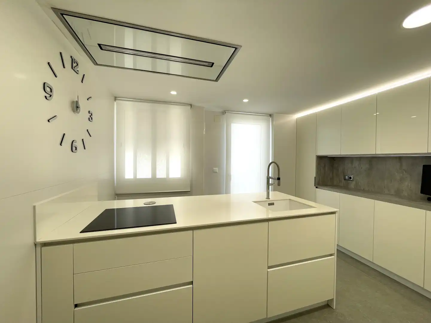 Cocina de Piso de alquiler en Beniparrell con Aire acondicionado, Parquet y Terraza