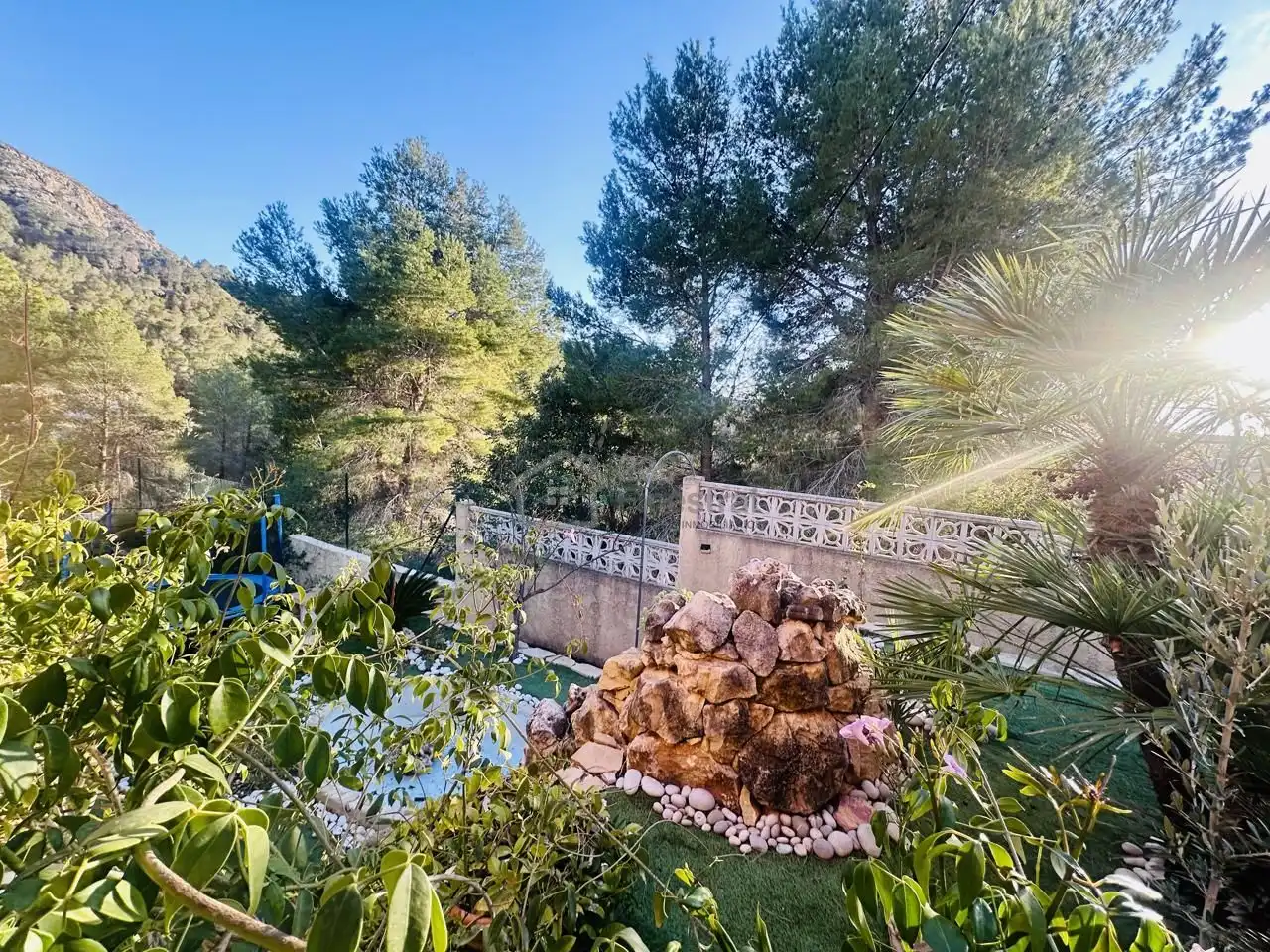 Jardín de Casa o chalet en venta en Finestrat con Aire acondicionado, Jardín privado y Terraza
