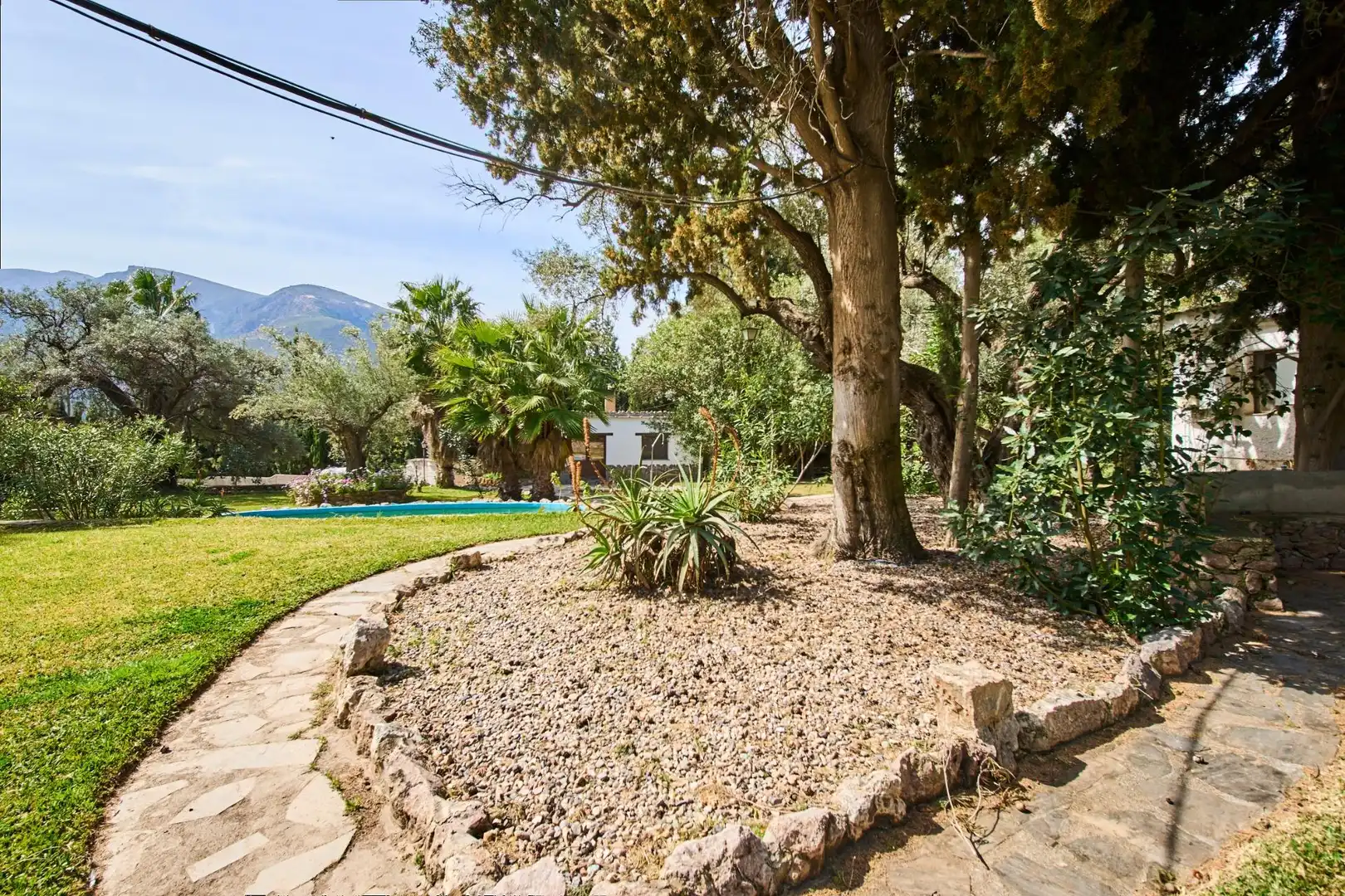 Jardí de Finca rústica en venda en Órgiva amb Jardí privat, Terrassa i Moblat