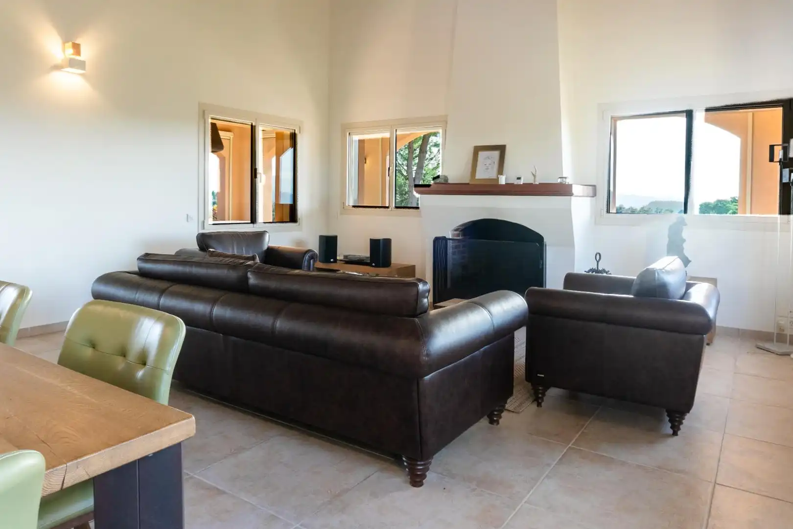 Sala d'estar de Finca rústica en venda en Falset amb Calefacció, Jardí privat i Terrassa