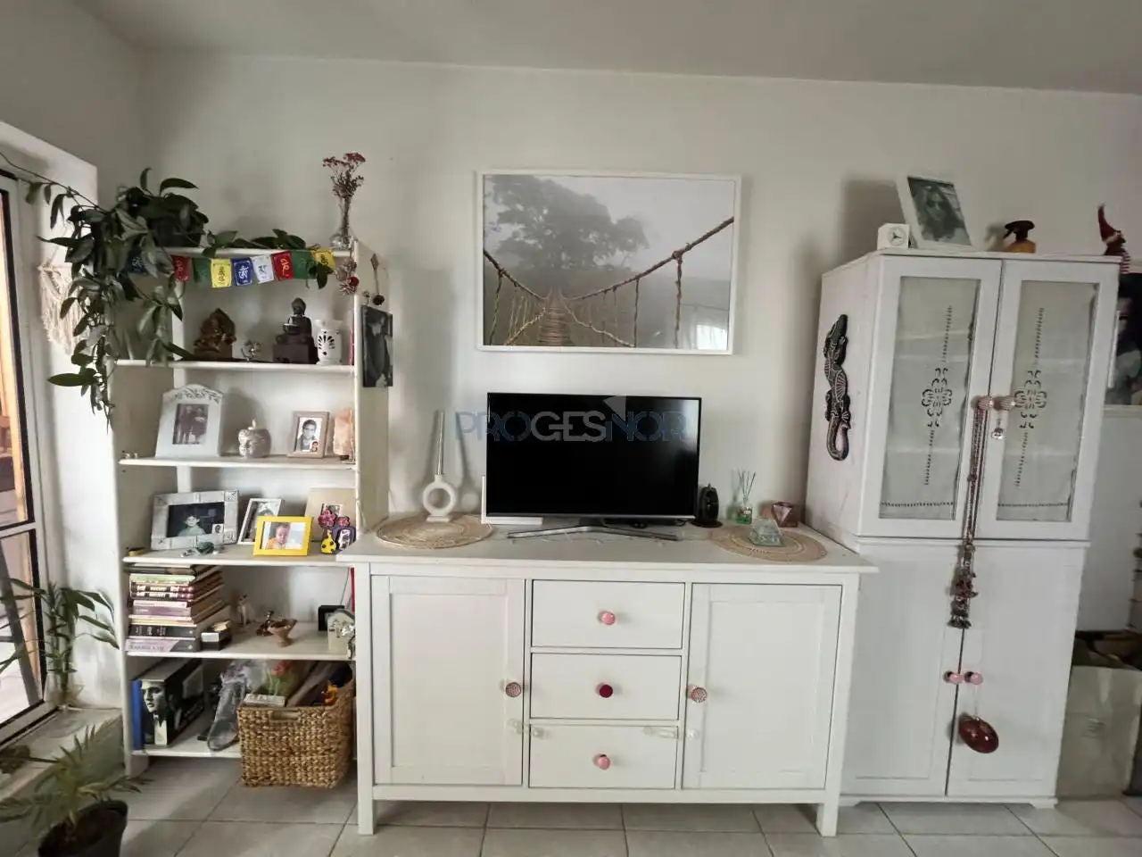 Sala d'estar de Àtic en venda en San Andrés del Rabanedo amb Calefacció, Terrassa i Traster