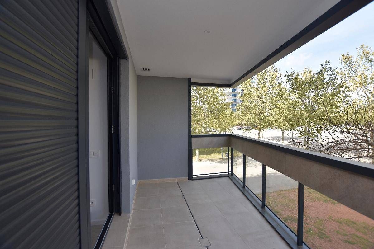 Balcony of Flat to rent in Vilanova i la Geltrú  with Air Conditioner, Heating and Parquet flooring