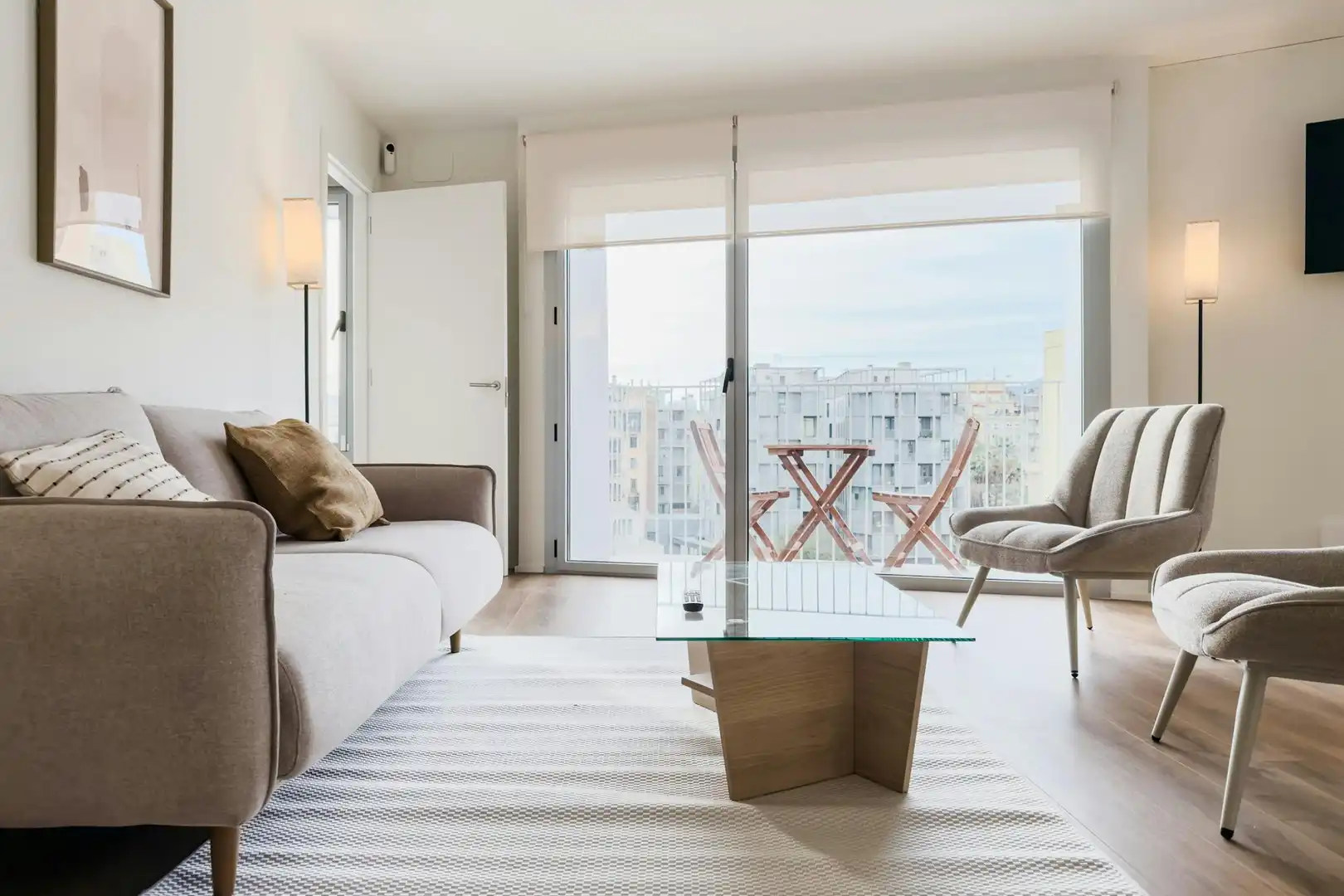 Living room of Flat for rent in Gràcia