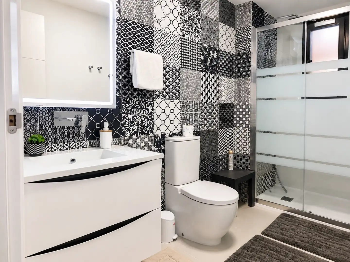 Bathroom of Houses for rent in Pilar de la Horadada  with Air Conditioner, Terrace and Swimming Pool