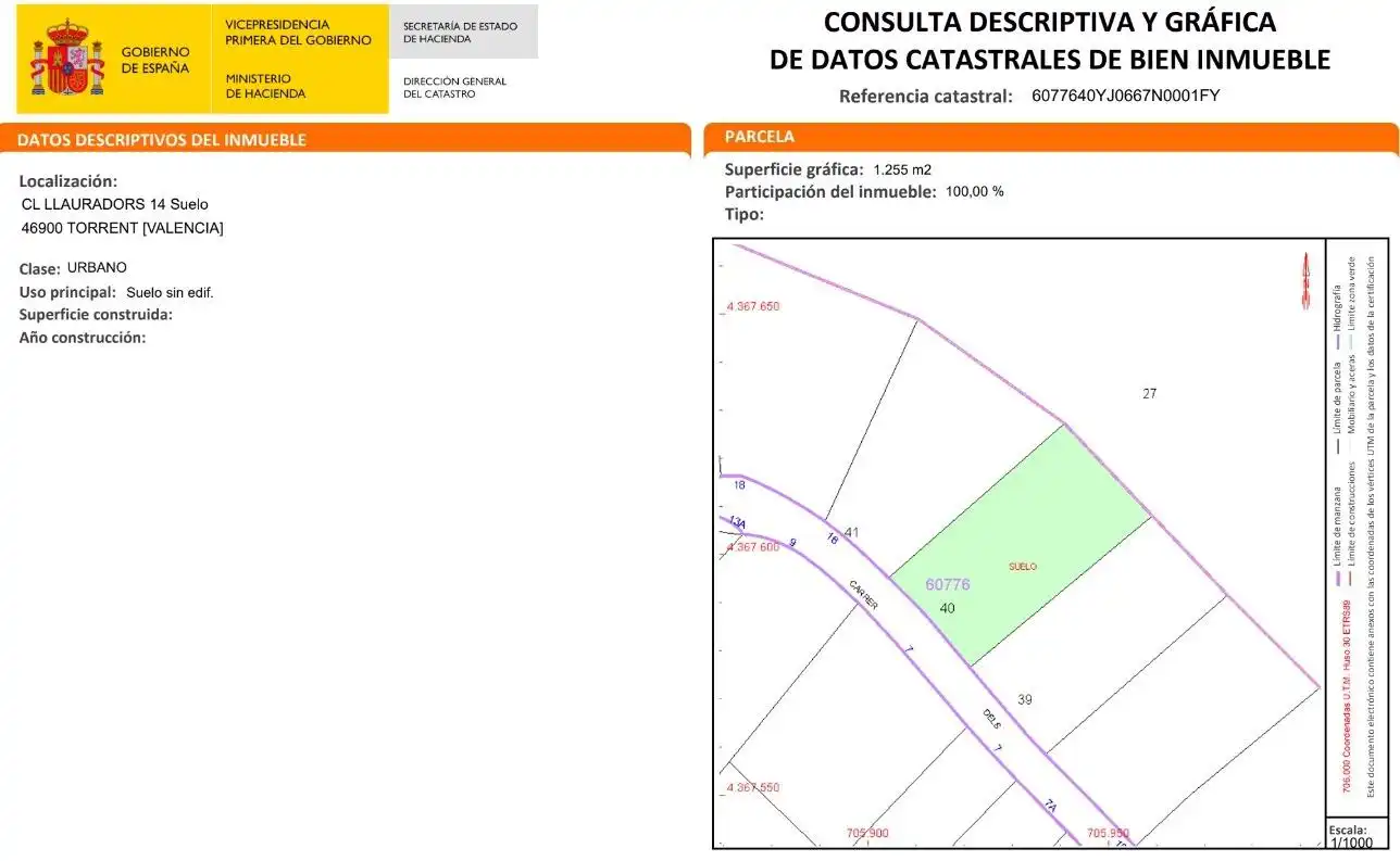 Terrenys i solars en venda a Calle LLAURADORS 14, imagen 2