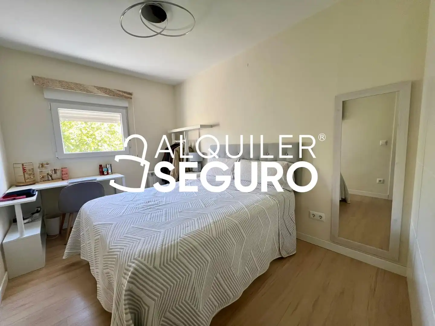 Bedroom of Flat for rent in Madrid  with Air Conditioner, Heating and Furnished