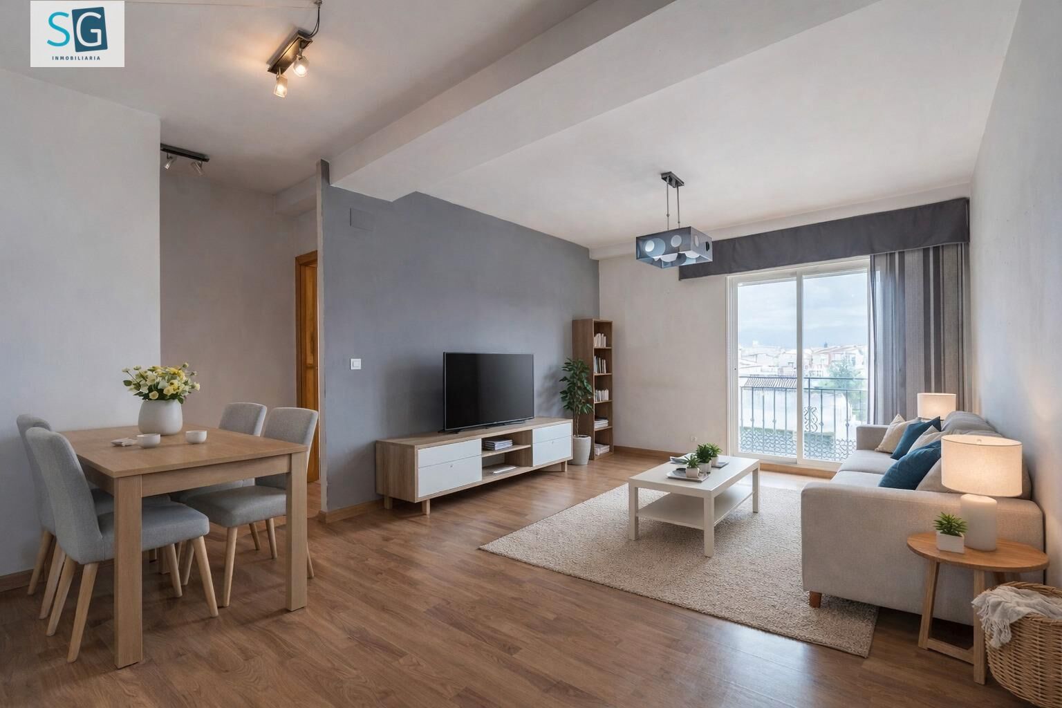 Wohnzimmer von Wohnung zum Verkauf in Las Gabias mit Balkon