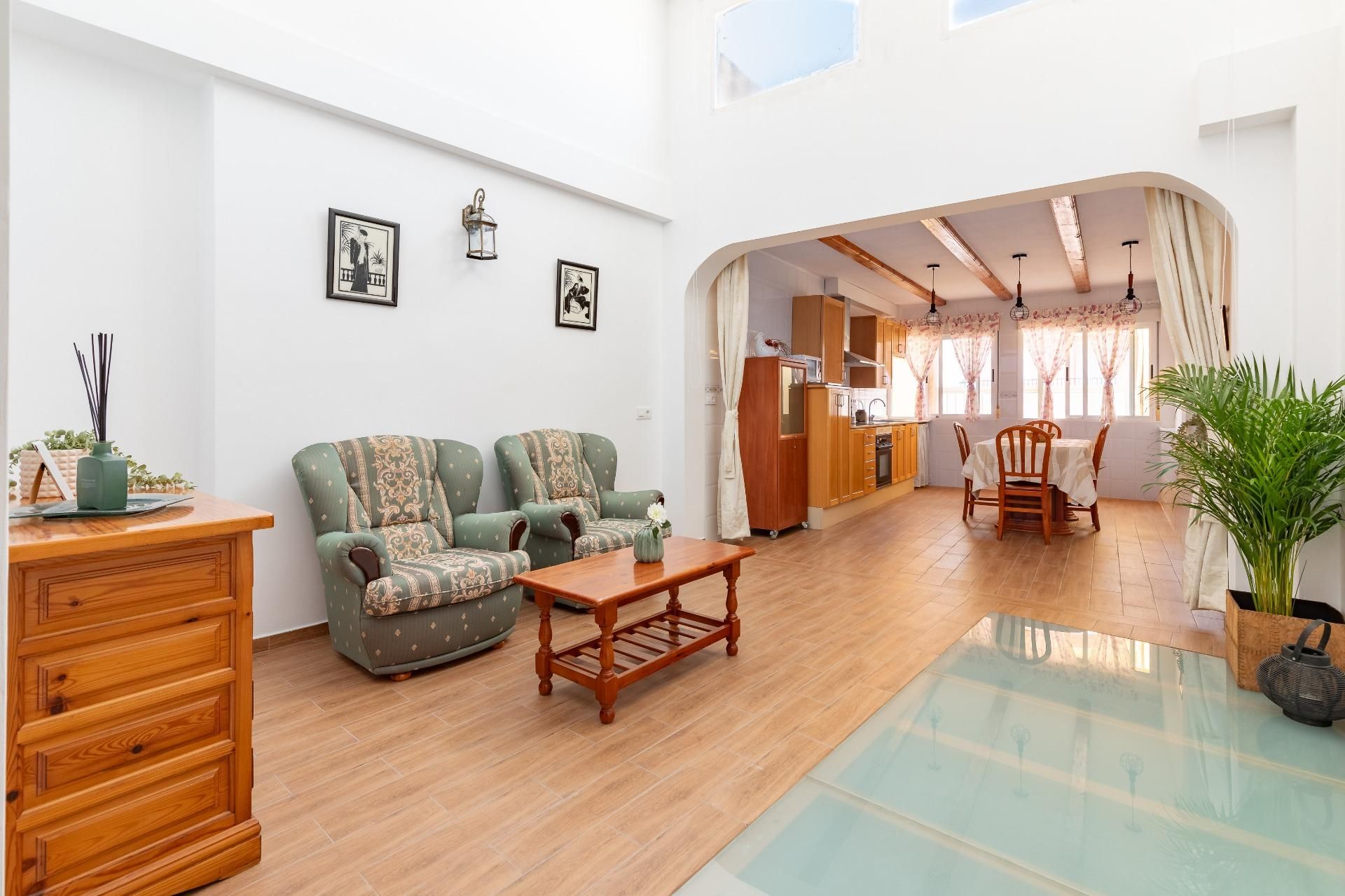 Living room of Single-family semi-detached for sale in Benigànim  with Air Conditioner, Heating and Terrace
