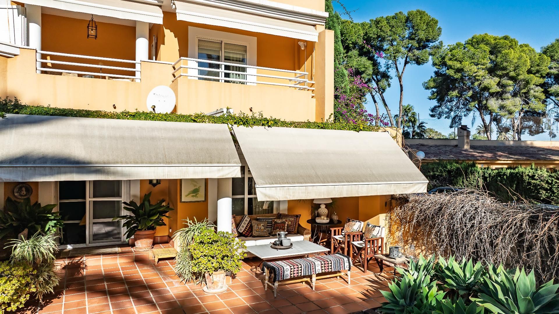 Terrace of Single-family semi-detached for sale in Alicante / Alacant  with Air Conditioner, Private garden and Terrace