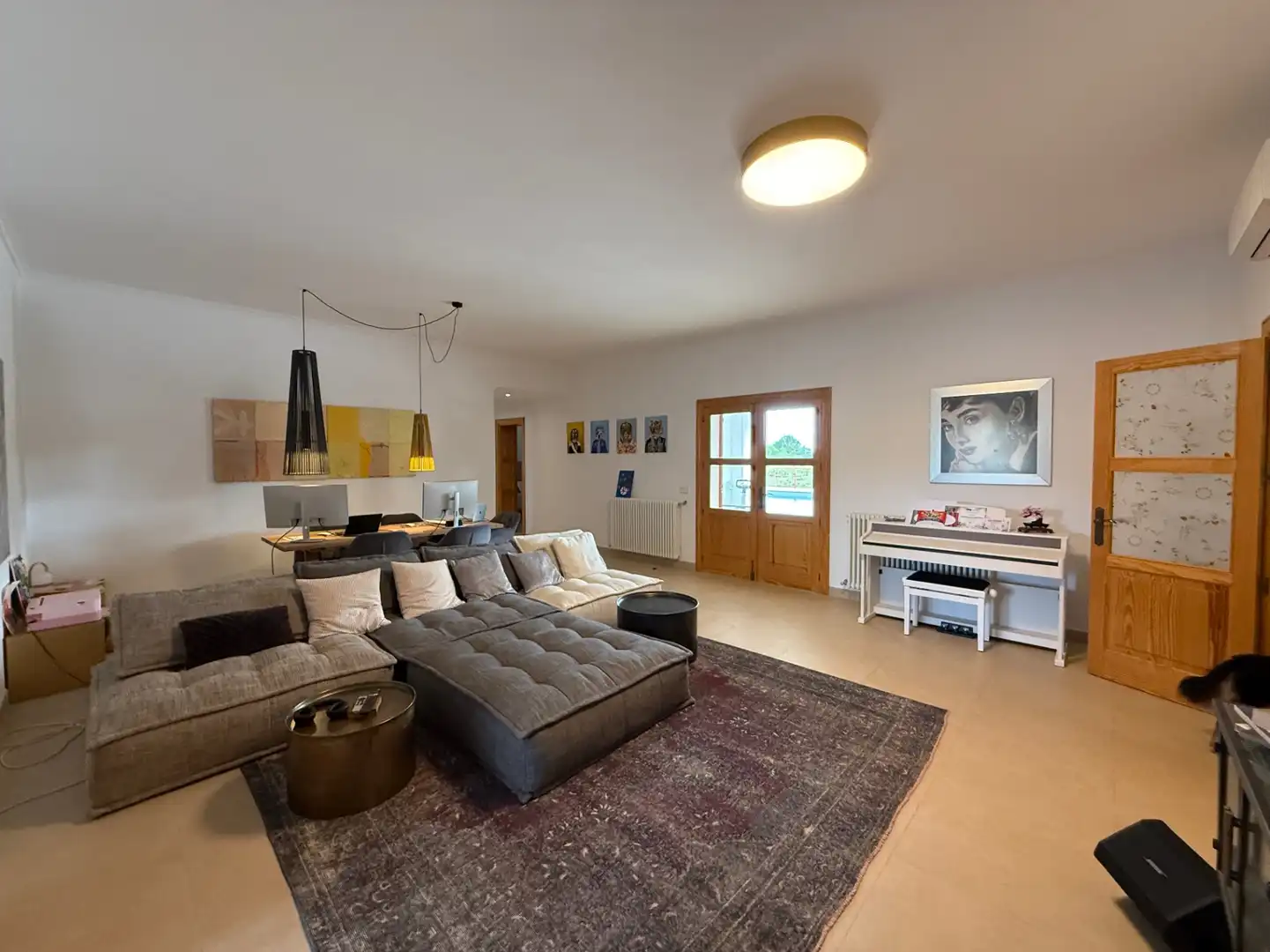 Living room of Houses for sale in Sant Joan de Labritja  with Air Conditioner, Heating and Terrace
