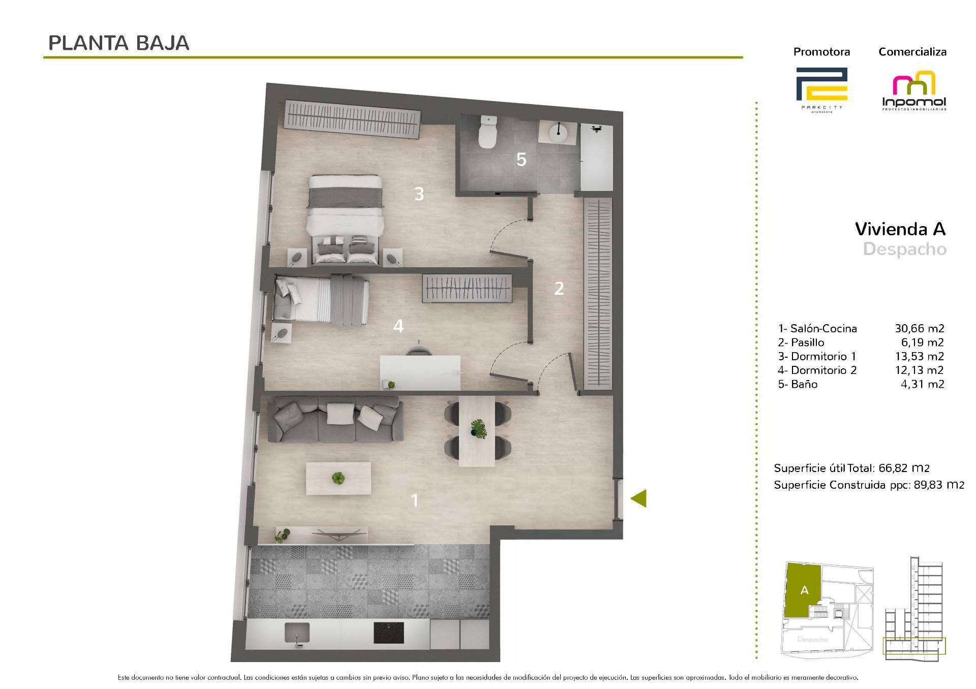 Apartment for sale in Badajoz Capital  with Heating