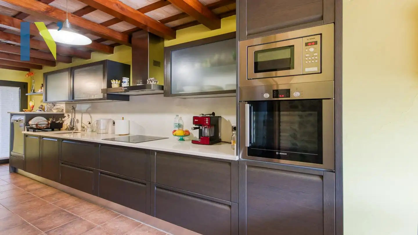 Cocina de Finca rústica en venta en Sant Gregori