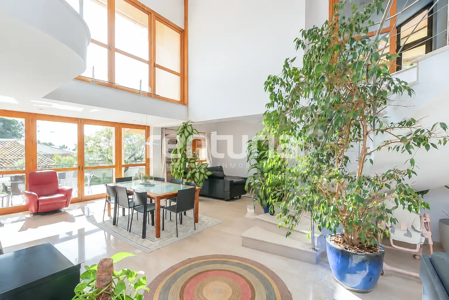 Living room of Houses for sale in Sagunto / Sagunt  with Air Conditioner, Heating and Private garden