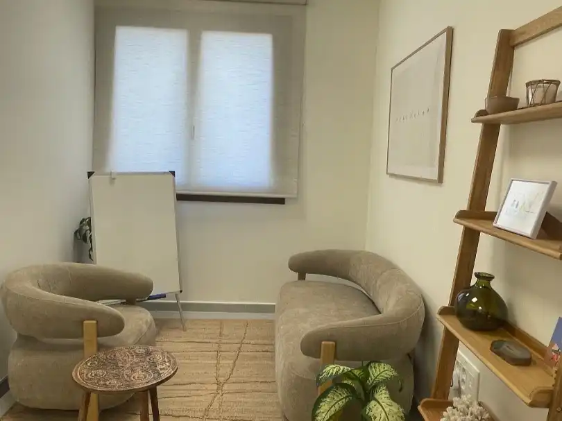 Sala de estar de Oficina de alquiler en Málaga con Aire acondicionado, Amueblado y Internet