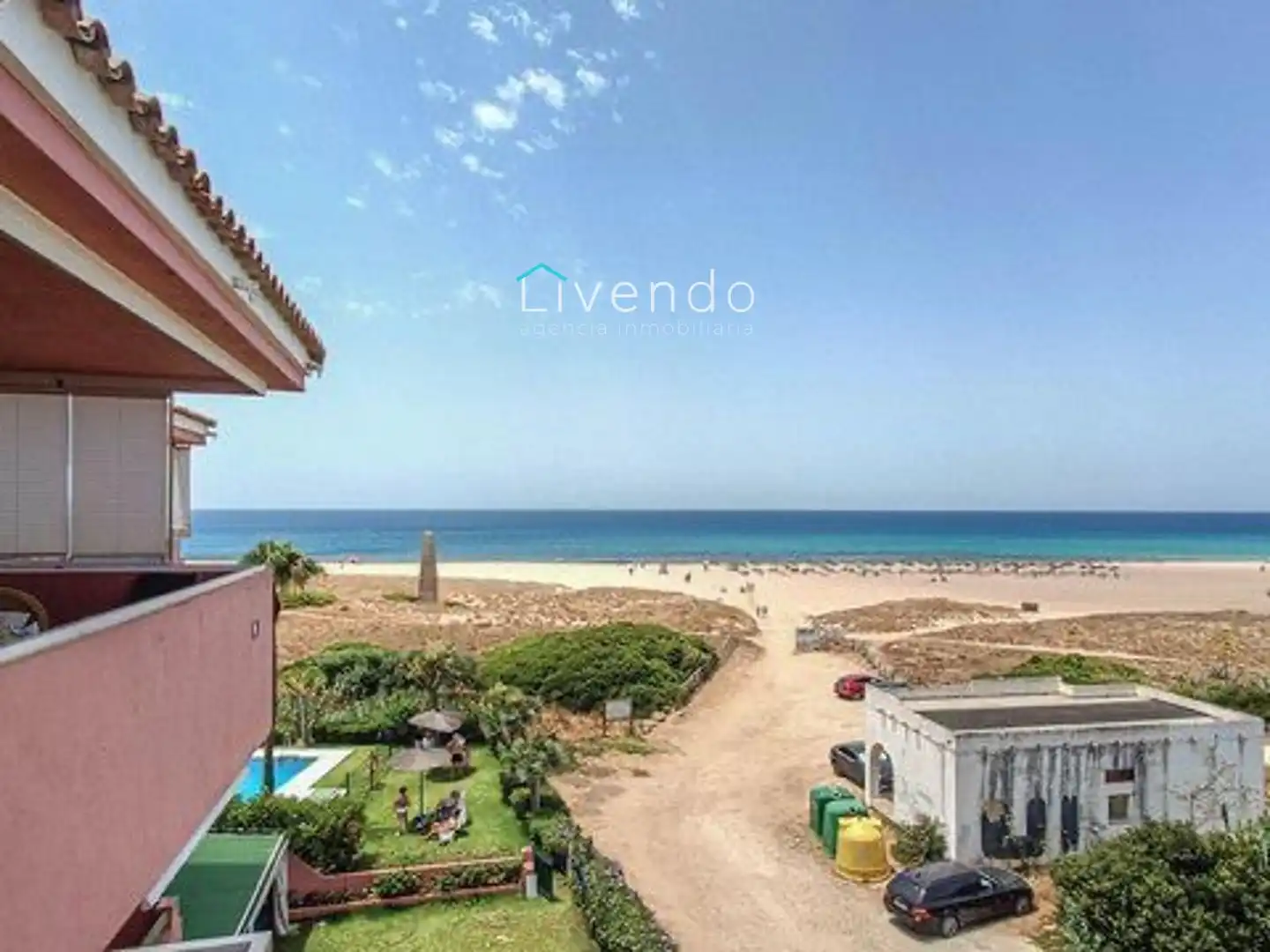 Exterior view of Flat for sale in Zahara de los Atunes  with Terrace, Swimming Pool and Furnished